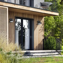 Lampka Solarna Butterfly Czarna 6,8W (EKO3881) - Eko-Light / z czujnikiem ruchu i zmierzchu