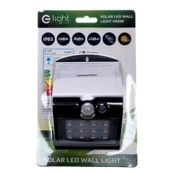 Lampka Solarna Butterfly Czarna 1,5W (EKO3867) - Eko-Light / z czujnikiem ruchu i zmierzchu