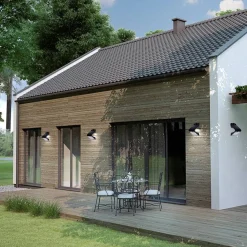 Lampka Solarna Butterfly Czarna 1,5W (EKO3867) - Eko-Light / z czujnikiem ruchu i zmierzchu