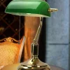 Lampka stołowa Bankierka zielona (Abigali-BANKER)