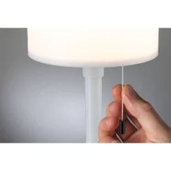 Lampka stołowa solarna BARTJA LED 3-STEP DIM USB-C 1.6W 160lm 2700K IP44 biały / tworzywo sztuczne (PL94606) - PAULMANN
