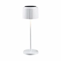 Lampka stołowa solarna ELSE LED DIM USB-C 3,7W 250lm 2700K IP44 biały / aluminium (PL94879) - PAULMANN