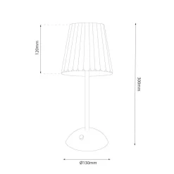Lampka z ładowaniem USB ściemnialna Tacoma 1,6W (ML1291) - Milagro
