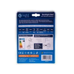 LAMPKA Z CZUJKĄ RUCHU 4000K (EKB6646) - Eko-Light