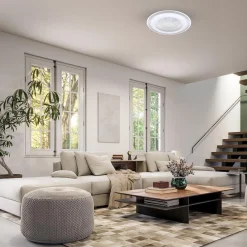 Lampowentylator ZEPHYR SILVER 48W LED+ PILOT (ML1515) - Milagro