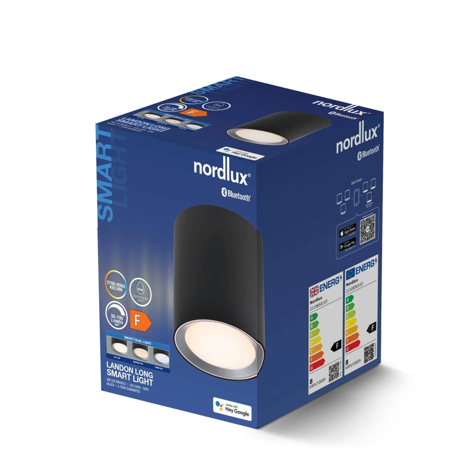 Lampy sufitowe LandonSmar Nordlux LED Metal Czarny