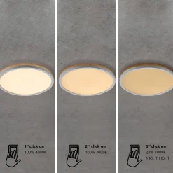 Lampy sufitowe OJA Nordlux LED Tworzywo sztuczne Chrom