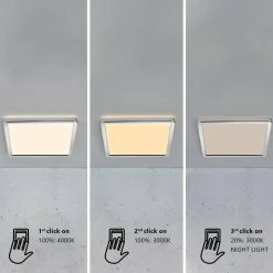 Lampy sufitowe OJA Nordlux LED Tworzywo sztuczne Chrom