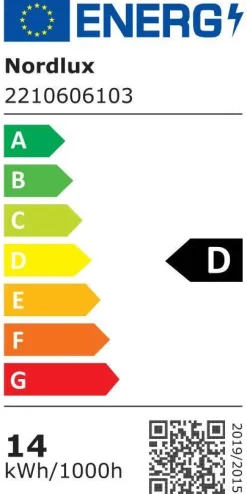 Lampy sufitowe OJA Nordlux LED Tworzywo sztuczne Czarny