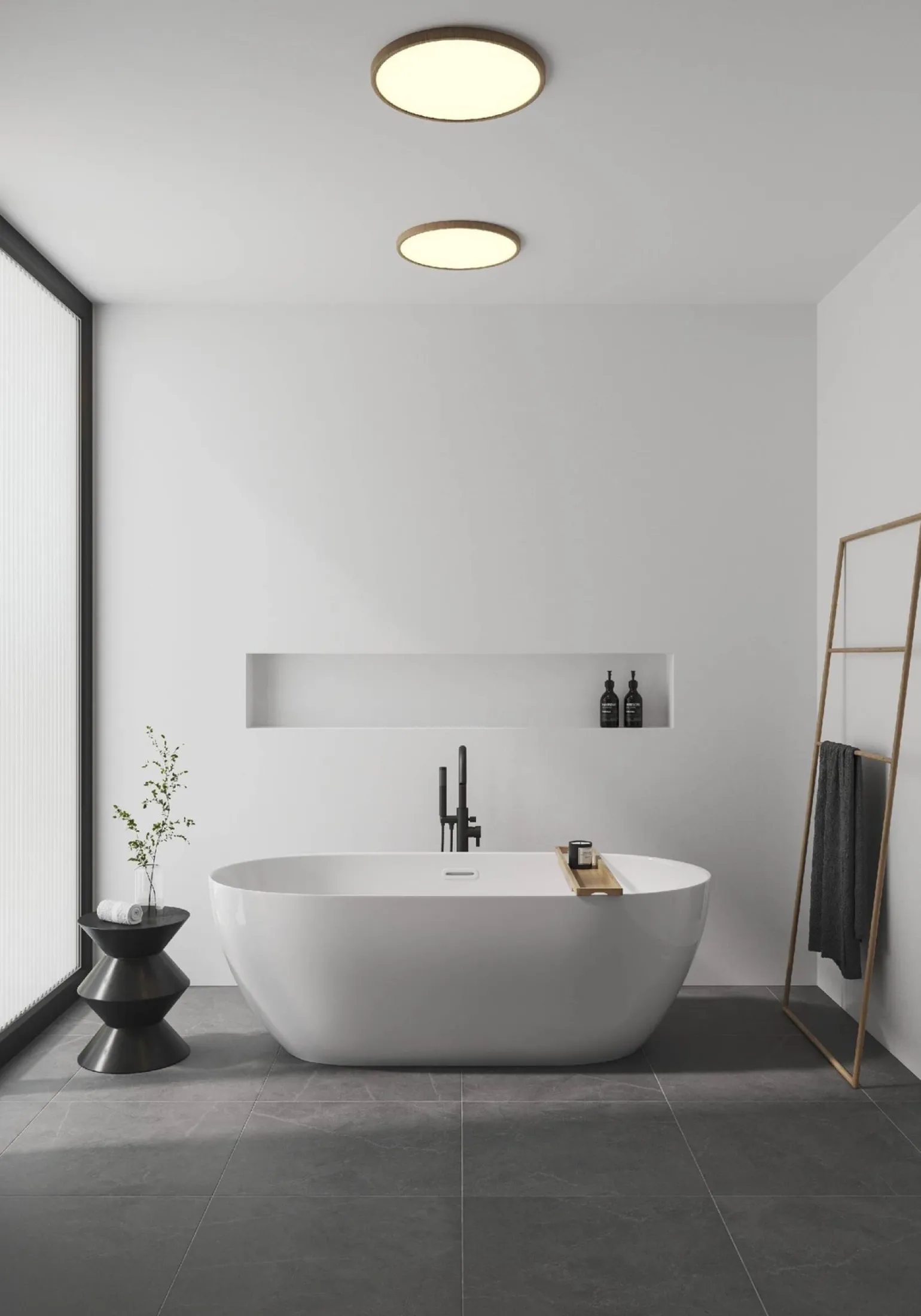 Lampy sufitowe OJA Nordlux LED Tworzywo sztuczne Drewno