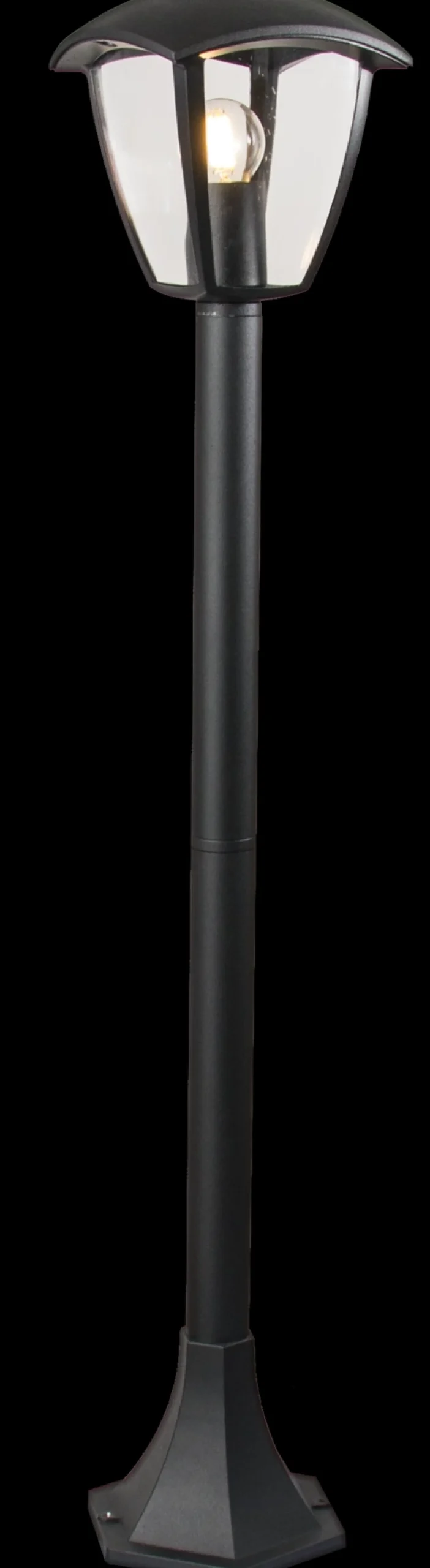 LANTERN LAMPA ZEWNĘTRZNA STOJĄCA CZARNA/BLACK (17040-PS) - Zuma Line