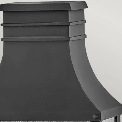 Latarnia naścienna Beacon Hill - 2 źródła światła - Czarna (HK-BEACON-HILL7-MB) - Hinkley