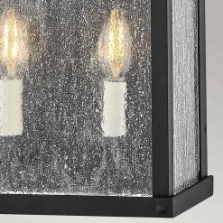 Latarnia naścienna Beacon Hill - 2 źródła światła - Czarna (HK-BEACON-HILL7-MB) - Hinkley