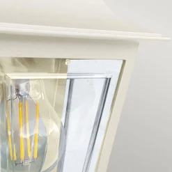 Latarnia naścienna Deco Lane - 1 źródło światła - Kremowa (DECO-LANE7-CREAM) - Elstead Lighting