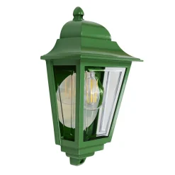 Latarnia naścienna Deco Lane - 1 źródło światła - Zielona (DECO-LANE7-GREEN) - Elstead Lighting