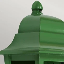 Latarnia naścienna Deco Lane - 1 źródło światła - Zielona (DECO-LANE7-GREEN) - Elstead Lighting