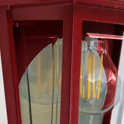 Latarnia naścienna Deco Lane - 1 źródło światła - Czerwona (DECO-LANE7-RED) - Elstead Lighting