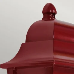 Latarnia naścienna Deco Lane - 1 źródło światła - Czerwona (DECO-LANE7-RED) - Elstead Lighting