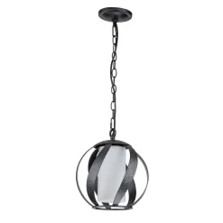 Latarnia wisząca Blacksmith - 1 źródło światła (QN-BLACKSMITH-P-OBK) - Quintiesse