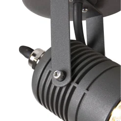 LED SPOT SP, zewnętrzna lampa ścienna natynkowa LED, kolor antracytowy, 3000 K (1004649) - SLV