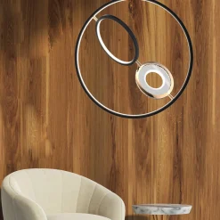 Ledowa lampa wisząca Seppia No.1 Altavola Design (LA115/X_62_1+2_3k_black_gold) - ALTAVOLA DESIGN