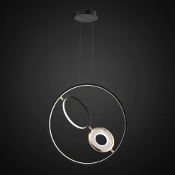 Ledowa lampa wisząca Seppia No.1 Altavola Design (LA115/X_62_1+2_3k_black_gold) - ALTAVOLA DESIGN