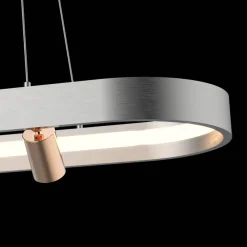 Ledowa lampa wisząca Spectra No.4 Altavola Design (LA114/P_92_2+1_grey_gold) - ALTAVOLA DESIGN