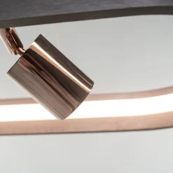 Ledowa lampa wisząca Spectra No.4 Altavola Design (LA114/P_92_2+1_grey_gold) - ALTAVOLA DESIGN