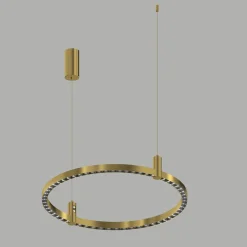 Ledowa lampa wisząca Diamante No.2 CO1 60 cm złota Altavola Design (LA118/CO1_60_gold) - ALTAVOLA DESIGN
