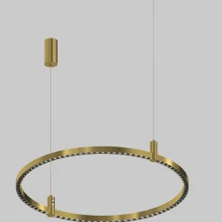 Ledowa lampa wisząca Diamante No.2 CO1 80 cm złota Altavola Design (LA118/CO1_80_gold) - ALTAVOLA DESIGN