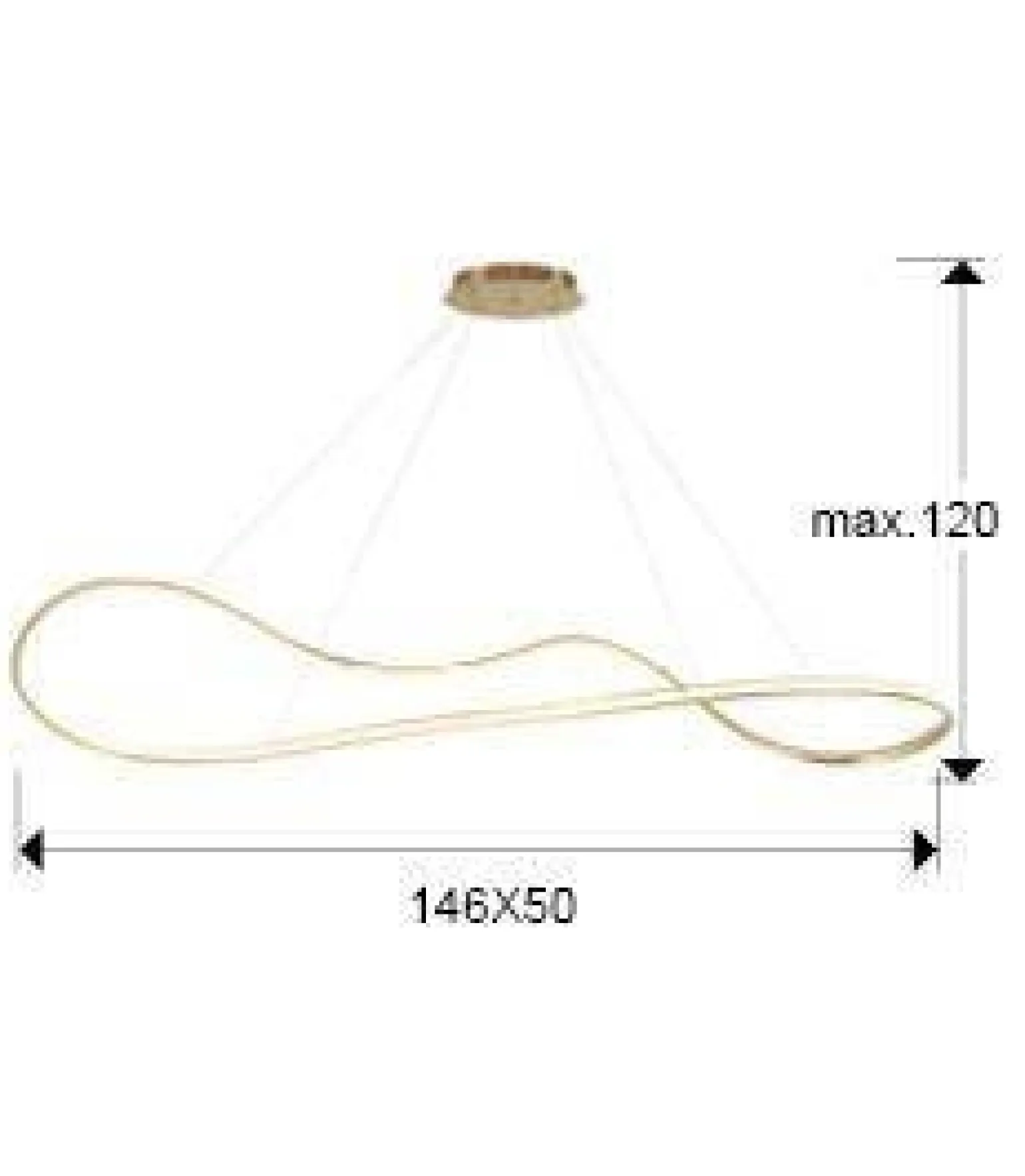 Lia lampa wisząca (306094) - Schuller