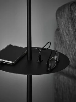 LINEAR Podłogowa 1L USB Czarna