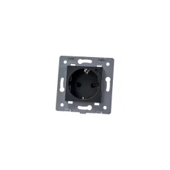 LIVOLO Wkład Gniazda Elektrycznego 16A + Ładowarka Usb-C 18W Czarny WG-71EU-S+USB-62