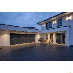 LOGS WALL, lampa ścienna outdoor, LED, 3000K, IP44, kwadratowa, kolor antracytowy, 8W (232105) - SLV