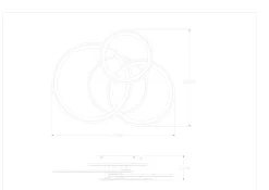 LUNAR LAMPA SUFITOWA CZARNA-ZŁOTA/BLACK-GOLD (MS238130-BK) - Zuma Line