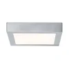 Lunar LED Panel 3000K 225x225mm 15,4W 230V Chrom Mat Aluminium (PL70649) - PAULMANN