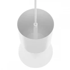 LUOTI biała sufitowa lampa wisząca z podwyższoną szczelnością IP44 (LUA111PS0) - Ummo