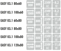 Lustro EASY 03.1 (EASY03.1) - MCJ