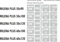 Lustro MILENA PLUS - MCJ