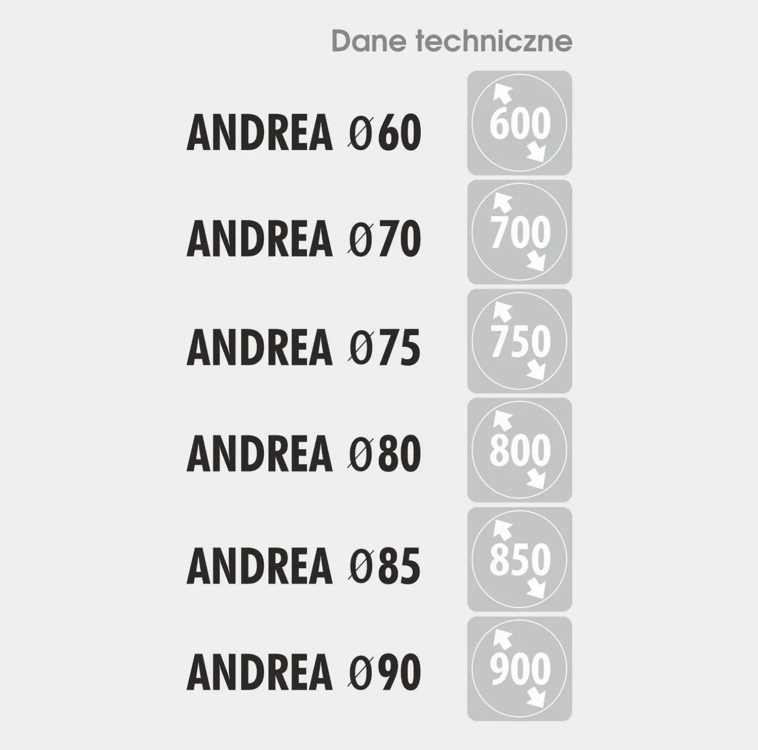 Lustro okrągłe ANDREA w ramie na skórzanym pasku - MCJ