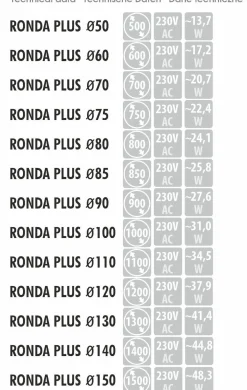 Lustro okrągłe RONDA PLUS w ramie z oświetleniem LED - MCJ
