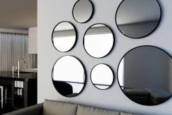 Lustro okrągłe RONDA w ramie - MCJ