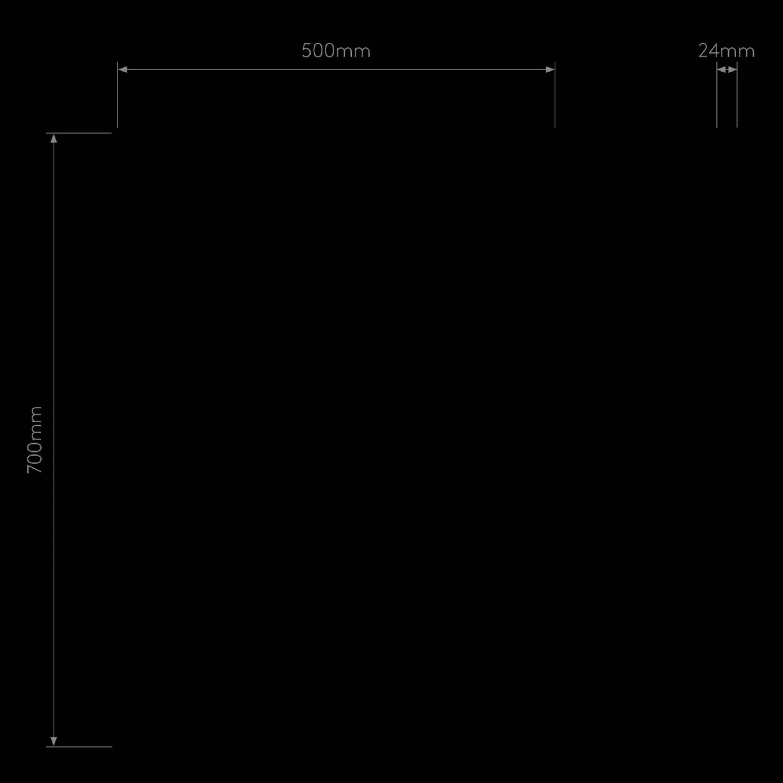 Lustro podświetlane Ascot 700 (1486002) - Astro Lighting