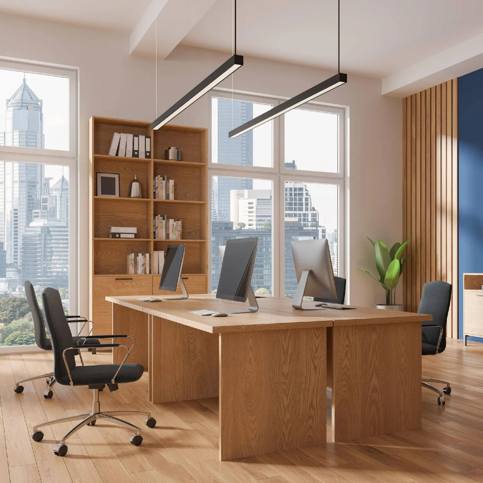 LUXE BLACK LAMPA WISZĄCA LED (18080) - TK Lighting