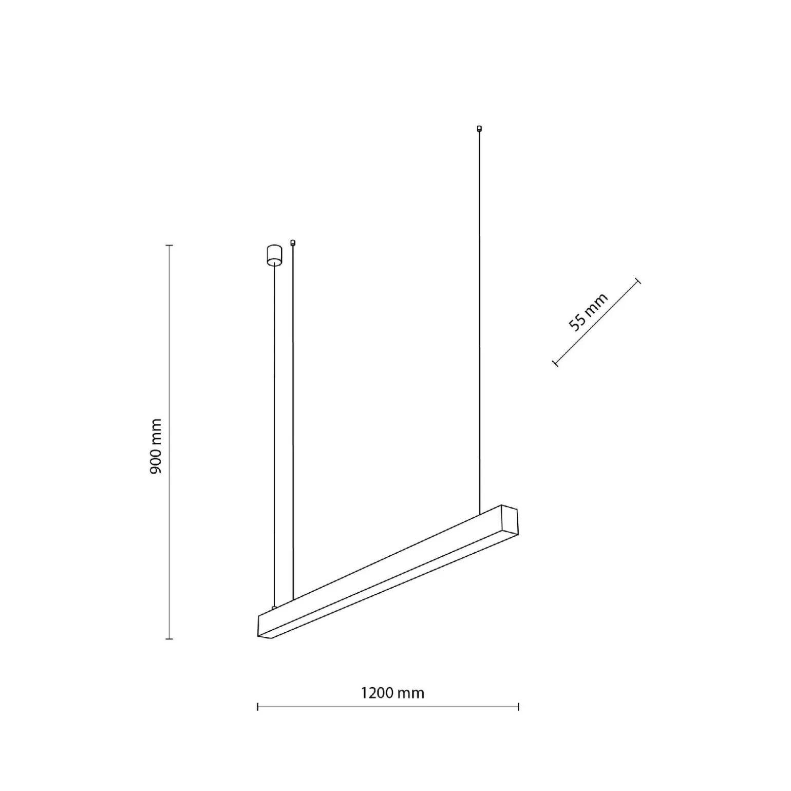LUXE WHITE CCT LAMPA WISZĄCA (18174) - TK Lighting