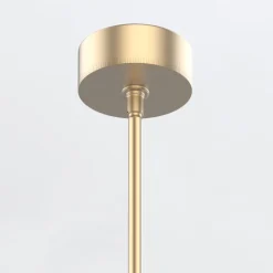 Mała lampa wisząca LED Floriana - Naturalny mosiądz (QN-FLORIANA-P-S-NBR) - Quintiesse