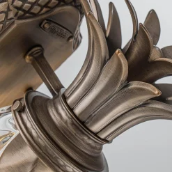 Mała latarnia naścienna Plantation - 1 źródło światła - Oksydowany brąz (HK-PLANTATION-S-BU) - Hinkley