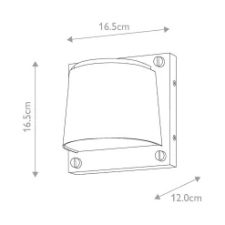 Mała latarnia naścienna Scout - 1 źródło światła - Satynowa biel (HK-SCOUT-WHT) - Hinkley