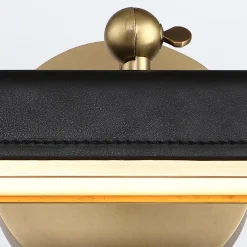 Mała obrazówka LED Valise Picture - Vintage mosiądz, skóra smokingowa (QN-VALISE-PL-S-VBS-TL) - Quintiesse