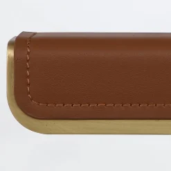 Mała obrazówka LED Valise Picture - Vintage mosiądz, skóra koniakowa (QN-VALISE-PL-S-VBS-CL) - Quintiesse